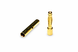 Stecker Gold 2mm, inkl. Schrumpfschlauch, 10 Paar
