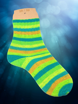Socken aus 4-fädiger Wolle
