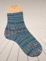 Socken aus 6-fädiger Wolle