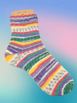Socken aus 6-fädiger Wolle