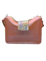 Sac à main Kim orange irisé