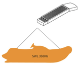Jet Tender Lifting Sling for SWL 350 KG (Passerelle) - Single Point lift