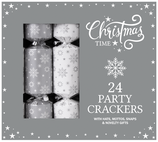 Silver Stars Partybox (24x23cm)