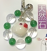 文鳥お守り石【好きな色で】