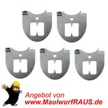Ersatzplättchen 5er-Pack Zangenfalle
