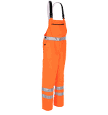 Wald- und Forst-Schnittschutz-Latzhose, Farbe orange, DIN EN 381-5  Typ C  (Rundumschutz), Größe 48