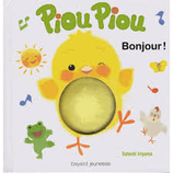 Livre Piou-Piou dit bonjour !