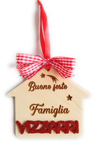 Pallina casetta con cognome