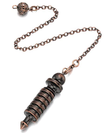 Pendule Égyptien en métal , avec chaine.