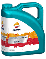 Lubricante Repsol CARRERA 5W-50 lata de 4 litros