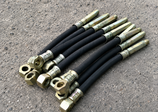 255Б-4224175-Б (2556-4224175-6) Schlauch Reifendruckanlage für die vorderen Reifen KRAZ 255. Front tire inflation control system hose KRAS 255. Шланг подкачки переднего колеса КрАЗ 255.