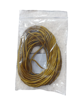 Rstposten 5 Meter Satinschnur gold