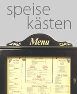 Speisekartenkästen: