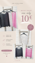 POLKA MESH SHIRT