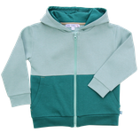Hoodie Sweatjacke smaragd-light/ocean 2571403