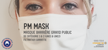 10 masques tissu PROPM001 - Catégorie 1 recommandée par les autorités sanitaires - Made in France