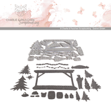 Stanzformen Christkindlmarkt-Weihnachtsbaumstand