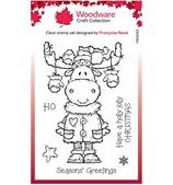 Woodware - Stempelset "Maurice Moose" Clear Stamps