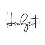 Stanzeschablone: Hochzeit