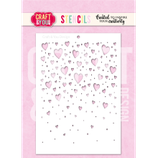 Stencil - Floating Hearts