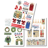 Rub ons French Christmas