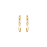 EMILIA Medium wavy hoops