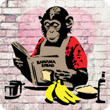 Stencil PopArt - "Banana Bread"
