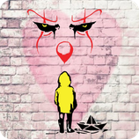 Stencil PopArt - "Rain of Fear"