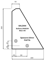Coltre piatta forata adattabile BALZANI