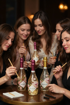 Workshop Champagneset beschilderen