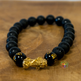 Bracelet Chinois N° 2 - Obsidienne Noire