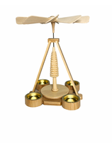 Pyramide ohne Figuren, natur