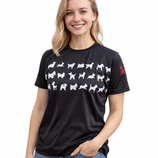 parwans 半袖速乾Tシャツ【ブラック黒色】サイズ表参照