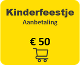 Kinderfeestje - aanbetaling
