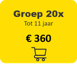 20 ritten Groepsles tot 11 jaar