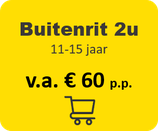 Buitenrit - 2 uur (11-15 jaar)