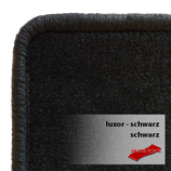 Fahrerhausteppich 1-teilig  kompatibel mit MB Atego 1 Facelift - Luxor schwarz / 91001