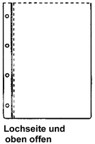 Klarsichthülle A4 - Prospekthülle "amerikanisches Format"