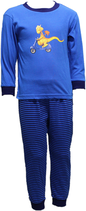 Tricot pyjama draak lichtblauw