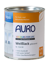 Auro COLOURS FOR LIFE Weißlack, glänzend Nr. 516-90