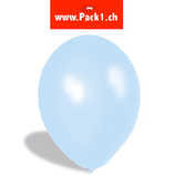 Ballons -metallic- Hellblau