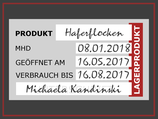 Lagerschild Lagerprodukt