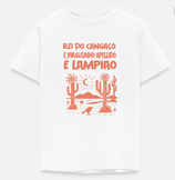 TSHIRT CAPOEIRA ENFANT - REI DO CANGAÇO - BLANC