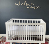 Holz Namensschild für im Babyzimmer