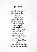 A2-Poster "Der Mund"