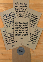 Postkarten-Set "Braune Serie"