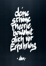 A2-Poster "Schöne Theorie"