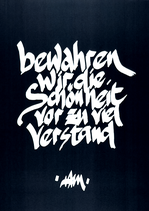 A2-Poster "Schönheit"