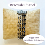 Kit Miyuki Bracciale Chanel versione Nero/Bianco