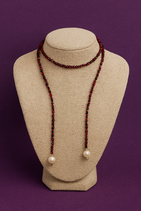 Corso Online e Kit Collana Lariat versione Bordeaux / Viola